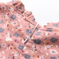 thumbnail image 6 of newwalpole Fashion Little Girls Floral Dress Long Sleeve Ruffled Cute Spring Autumn Pink for Size 2-3 Years, 6 of 9