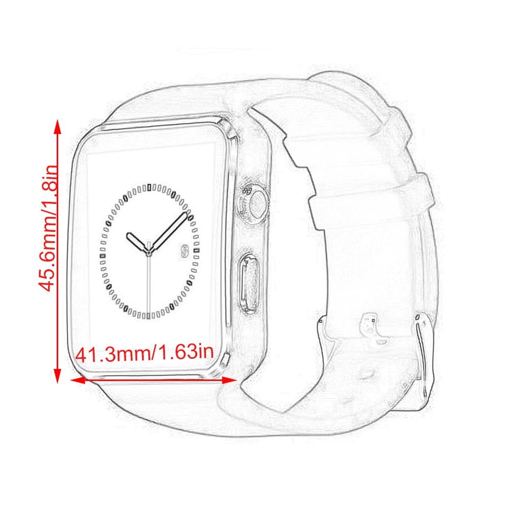 Smart Watch X6 Sports Pass Smart Watch And Camera Support Sim Card Curved  Screen Smart Card Sports Watch White | Walmart Canada