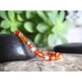 thumbnail image 3 of Natural Orange Carnelian 4mm round Shape faceted Cut Beads Stretchable Bracelet for Men & Women., 3 of 3