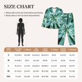 thumbnail image 4 of Lsque Teal Cactus Pattern Long Sleeve Pajama Set for Women - Soft 2-Piece Sleepwear and Loungewear Set with Pockets, Comfy Nightwear-X-Large, 4 of 7