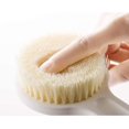 thumbnail image 4 of Cepillo corporal de 34,5 cm, cepillo de baño de cepillado en seco con mango largo y cerdas suaves, exfoliante de espalda, masaje para mejorar la circulación sanguínea, 4 of 5
