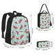 thumbnail image 2 of Disketp Watermelon Mochila Estampada de Gran Capacidad con Lonchera y Estuche, Set de 3 Piezas para Estudiantes, 2 of 7