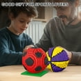 thumbnail image 3 of Blocs de Construction de Soccer 860 Pcs Micro Ensemble de Construction Jouet Éducatif STIM pour Enfants de 14 Ans et Plus Briques de Soccer Rouges pour Cadeaux, 3 of 5