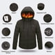 thumbnail image 4 of Sexy Dance Men Warm Coat Electric Thermal Coat Jacket Winter Hooded Outwear Calentamiento al aire libre Chaquetas cálidas con paquete de batería de 10000mAh, 4 of 11