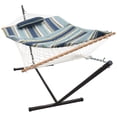 thumbnail image 5 of Island Retreat Coastal Stripe Pillow & Pad Set for Hammocks, 5 of 6