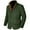 Green, variant on Men's Vintage Suede Blazer Leather Suit Jacket Military Notch Lapel Cargo Coat Green L