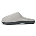 thumbnail image 4 of SLM Men's Bedroom Slippers Faux Fur Lined Non Skid House Shoes Warm, 4 of 7