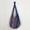 Blue, variant on Foldable Hemp Striped Slouchy Shoulder Bag - No-Closure, Cotton Lined, Retro Boho Style, Trendy Underarm Bag for Occasions - Versatile, Stylish, and Easy to Carry
