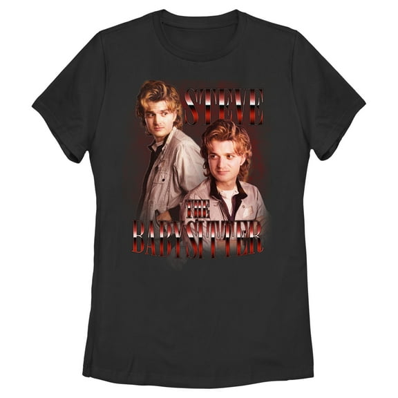 Netflix Women's Stranger Things Steve The Babysitter Graphic T-Shirt