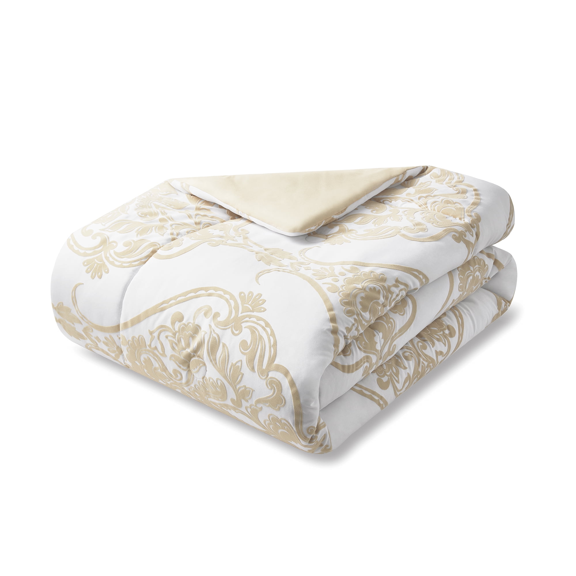 Mainstays 5-Piece Vanilla Dream Medallion Comforter Set, King