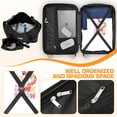 thumbnail image 5 of COBIZI 5 Piece Luggage Sets with Wheels, Hardshell 5 Pc Suitcases with TSA Lock Hardside & Lightweight 5-Piece Hardshell Luggage Sets for Travel 20in 24in 28in(Dark Black), 5 of 9