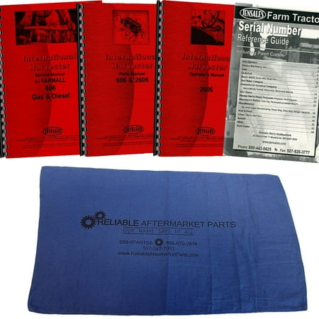 Case International Repair Manual - New Tractor Manual Kit For Case IH International Harvester 606 Gas and Diesel