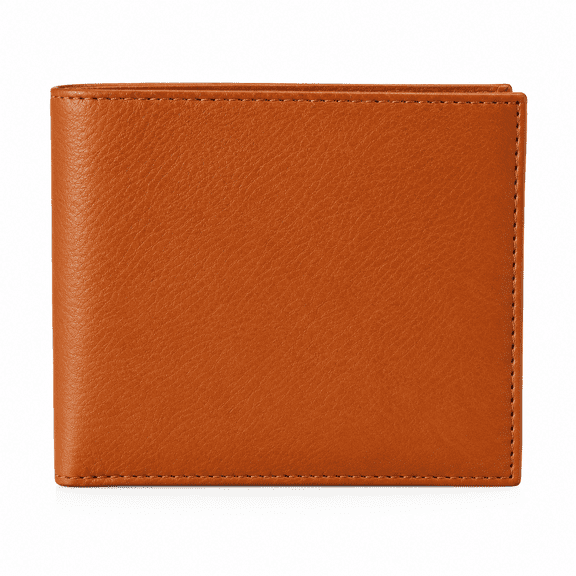 RAYMONS OVERSEAS-Men's Genuine Leather Bi-Fold Wallet | Slim Wallet with Card Slots & Cash Compartment | Tan