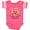 Football Pink and White, variant on Inktastic My Great Grandpa Loves me- bear and hearts Boys or Girls Baby Bodysuit