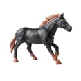 thumbnail image 4 of Figura de Caballo Hugo estatua de Vida silvestre Modelo de animal pequeño juguete educativo Marrón oscuro, 4 of 10