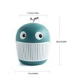 thumbnail image 4 of 4L Desktop Trash Can Office Table Storage Bin Bedroom Organizer Plastic Wastebin Container Box Living Room Desk Dustbin Organizer Green, 4 of 7