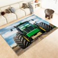thumbnail image 2 of Washable Area Rug 5x7 ft Green Tractor Living Room Rugs, Soft Low Pile Rug, No-Slip Floor Carpet, for Bedroom Dining Room Farmhouse Home Office 3D Print Rug, 2 of 7