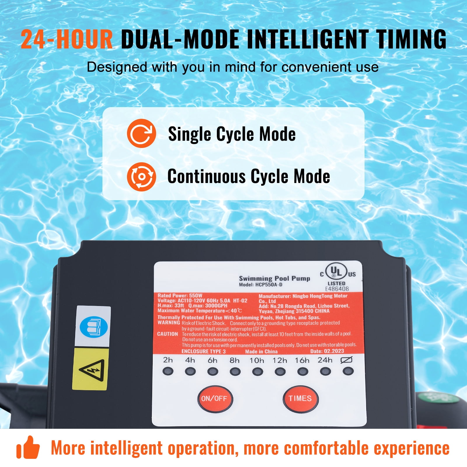 KFFKFF 14" Sand Filter Pump, 3000 GPH with 3/4 HP Pool Pump for Above Ground Pools, 6-Way Multi-Port Valve & Strainer Basket, 110V Swimming Pool Pump with Timing function
