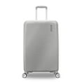thumbnail image 3 of American Tourister Color Waves Medium Checked Expandable Luggage Suitcase with Spinner Wheels, Silver, 3 of 9