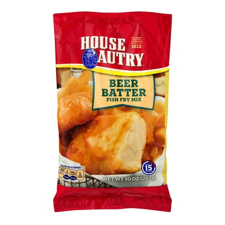 House-Autry® Beer Batter Fish Fry Mix 10 oz. Bag (Best Beer For Beer Batter)