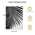 thumbnail image 2 of PIKWEEK  Framed Canvas Wall Art Large Tropical Coconut Palm Leaves Botanical Plants Watercolor Minimalism Modern Expressive Black and White for Living Room, Bedroom, Office, 2 of 5