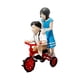 thumbnail image 2 of Figura de persona pequeña a escala 1/64, minifigura arquitectónica, coleccionable, pequeña andar en bicicleta, 2 of 7