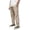 Khaki, variant on Men's Lightweight Track Pants with Side Zipper Mesh Vents Loose Fit Open Bottom Athletic Pants Drawstring for Running Workout, Khaki, XL