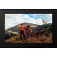 thumbnail image 2 of Homer, Winslow 14x10 Black Modern Framed Museum Art Print Titled - The Two Guides, 2 of 5