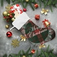 thumbnail image 7 of SKYSONIC Tartan Christmas Plaid Christmas Stockings Personalized Large Christmas Stocking Cute Snowflake Stockings 18 Inch Xmas Stocking for Xmas Decorations and Holiday Family Party Decor Xmas Gifts, 7 of 7