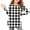 Black, variant on OVBMPZD Lightweight Fall Shirts for Girls Kids Black Tunic Crewneck Checkered Side Split Pullover Blouses Girls Blouse Size 3 Years
