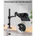 thumbnail image 4 of Soporte de escritorio con brazo para laptop MOUNT PRO ajustable para laptop de 17", 4 of 9