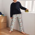 thumbnail image 5 of Hirioo Funny Cat White for Teenagers' Pajama Pants Womens Lounge Pants with Pockets Pj Bottoms Pants for Men-Small, 5 of 6