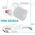 thumbnail image 3 of Luxrite 4 inch LED Recessed Lighting with J-Box, 18W, 1500 Lumens, 5 Color Selectable, Dimmable, Wet Rated, IC Rated, ETL Listed, 3 of 7