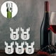 thumbnail image 1 of Sellador De Tapón Para Botella De Vino Espumoso, Acero Inoxidable Y Material De Silicona Tapón Para Champán Protector De Champán Para Bares, Clubes, KTV Para Restaurantes, 1 of 7
