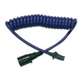 thumbnail image 2 of Blue Ox BX88254 Coiled Electrical Cable - 7-Way Round to 4-Way Socket, 2 of 3
