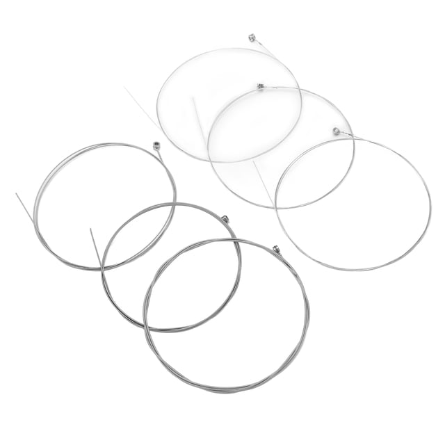 Cuerdas de Guitarra Eléctrica Reemplazo del Juego de Cuerdas de 6 Piezas Accesorio de Instrumento de Cuerda de Acero de Níquel de 1-6 Cuerdas ANGGREK