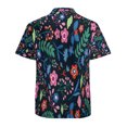 thumbnail image 3 of High Quality Hawaiian Shirts for Men Short Sleeve Aloha Beach Shirt Floral Summer Casual Button Down Shirts Blouses 5B54RB, 3 of 7
