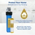 thumbnail image 2 of Express Water Heavy Metal Whole House Water Filter ? Home Water Filtration System ? KDF Filters ? includes Pressure Gauge, Easy Release, and 1? Inch Connections, 2 of 7
