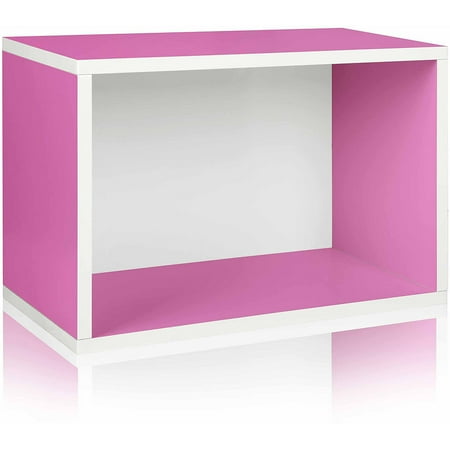Way Basics Eco Stackable Shelf and Shoe Rack, Pink