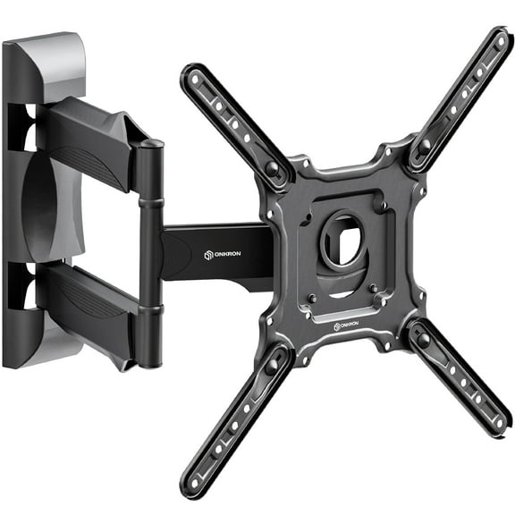 ONKRON TV Wall Mount Bracket for 32" to 55 inch LCD LED Flat Panel TV Screens Full Motion Arm M4 Black