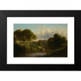 thumbnail image 2 of Ferdinand Richardt 14x11 Black Modern Framed Museum Art Print Titled - Boating on the Susquehanna, 2 of 5