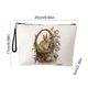 thumbnail image 3 of Easter Storage Bag Foldable Makeup Organizer Portable Travel Cosmetic Pouch with Zipper Closure Cute Bunny Egg Pattern Waterproof Toiletry Bag for Women Girls Accessories Home Decor Holiday Gift, 3 of 6