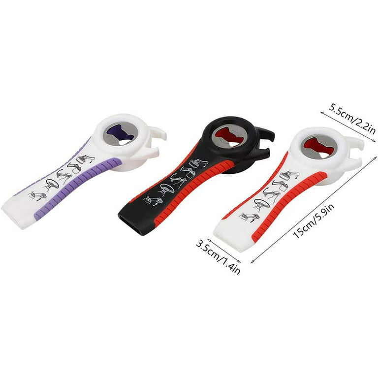 Otstar Jar Opener Bottle Opener and Can Opener for Weak hands, Seniors with  Arthritis and Anyone with Low Strength, Mutil Jar Opener Get Lids Off