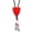 Red, variant on Mens Triangular Stone Jewelry Feathered Pendant Bolotie Faux Rope Necktie Necklace Shirt Collar Chain Neckwear