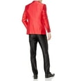 thumbnail image 2 of Adam Baker by Needle & Stitch Mens Tux-Shark 3-Piece Slim Fit Tuxedo Suit Set - Red - 38L, 2 of 6
