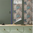 thumbnail image 5 of Ambesonne Tropical Peel & Stick Wallpaper for Home, Jungle Leaves Hand-Drawn, 13"x36", Pale Rust and Blue Grey, 5 of 5