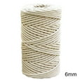 thumbnail image 1 of Coofit Cotton Rope 27/54/109Yd Natural Twisted Cotton Cord Macrame Rope for All Purpose, 1 of 10