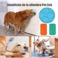 thumbnail image 3 of Alfombrilla para Lamer Perros Talkcute con Ventosa Verde Comedero Lento 4 en 1 para Mascotas, 3 of 6