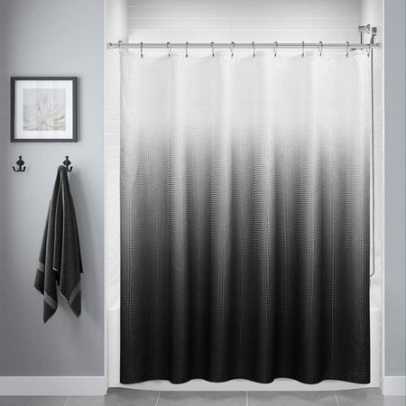 Heibintextured Fabric Bath Shower, What Color Shower Curtain With Grey Walls