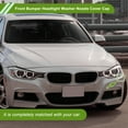 thumbnail image 2 of No.51118067969 Front Left Side Bumper Headlight Washer Nozzle Cover Cap for BMW 320i 2013-2018 Red Bumper Trim Nozzle Cover 1 Pc, 2 of 7